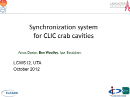 LCWS12_B_Woolley_Crab_Cavity_Synchronisation