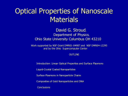 Introduction to Nano-Optics