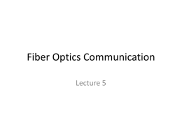 Fiber Optics Communication