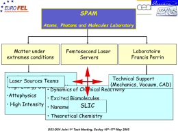 SPAM - Atoms, Photons and Molecules Laboratory