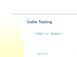 CCNA1 Module 4 Powerpoint