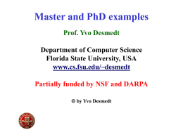 master-phd-examples - FSU Computer Science Department