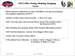 Modeling of Optical Ghosts in WFC3