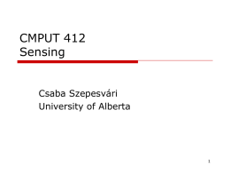 lecture3 - University of Alberta