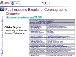 The Pupil mapping Exoplanet Coronagraphic Observer