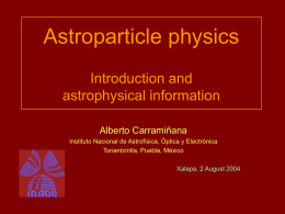 Astroparticle physics 1. stellar astrophysics and solar neutrinos