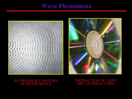 Waves phenomena