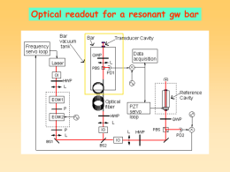 Optical transducers for resonant detectors