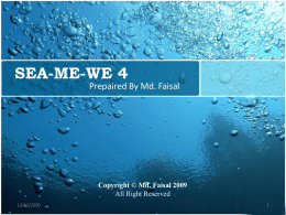 SEA-ME-WE-4 - Md. AIZ Faisal