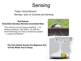 Sensing - SIUE Robotics Page