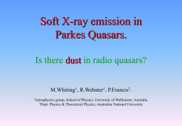 Soft X-ray emission in Parkes Quasars.