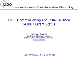 PNWAPS_03 - LIGO Hanford Observatory