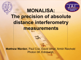 The precision of absolute distance interferometry measurements