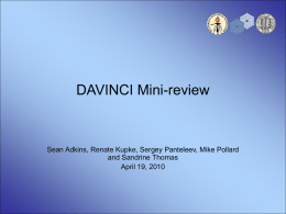 DAVINCI_Mini-review_Presentation_v1_0