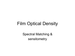 Film Optical Density
