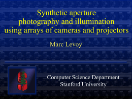 High-performance imaging using dense arrays of cameras