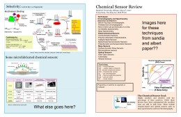 The Chemical Sensor Goal - Stanford Microsystems Group