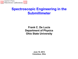 delucia-062313 Spectroscopic Engineering