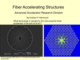 Fiber Accelerating Structures