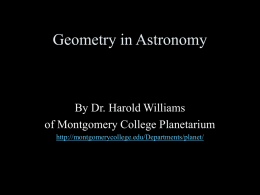 GeometryAstronomy