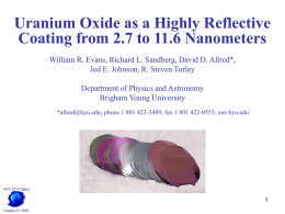 Uranium Oxide as a Highly Reflective Coating