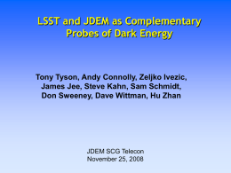 LSST and Dark Energy - University of Washington
