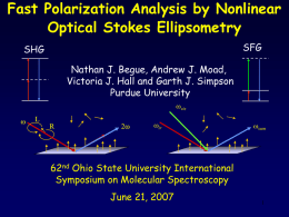 MolSpec2007 - Ohio State University Knowledge Bank