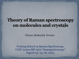 Basis of Raman spectroscopy