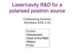 ILC polarised positron source