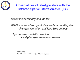 Infrared spatial interferometer (ISI) scientists, technicians, students