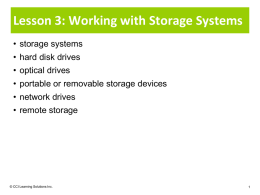 What Are Storage Systems?