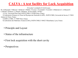 F. Cavalier (LAL IN2P3/CNRS)