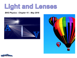 Introduction to Light PPT