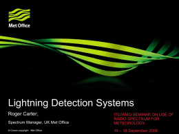 Lightning detection systems