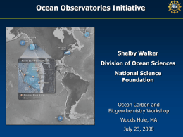 Shelby Walker (NSF): How does OCB science fit into the Ocean