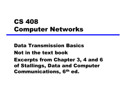 Data Transmission Basics