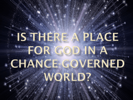 God and Chance – slides