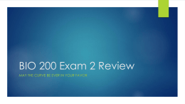 BIO 200 Exam 2 Review