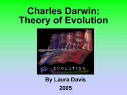 Charles Darwin: Theory of Evolution