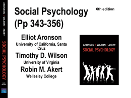 Social Psychology - Frankumstein