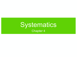 Chapter4-Systematics