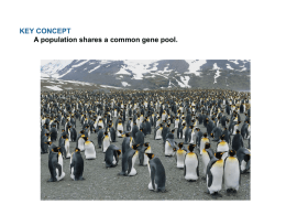 Natural Selection in Populations