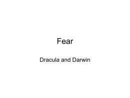 Dracula and Darwin" session from the FEAR course