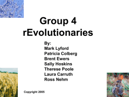 Intro to Evolution (PowerPoint) Madison 2005
