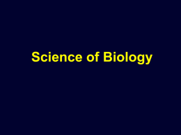 Science of Biology - Austin Community College