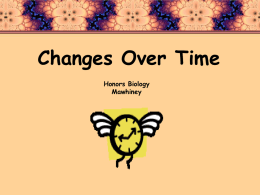 Changes Over Time