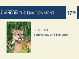 Biodiversity and Natural Selection notes v 2