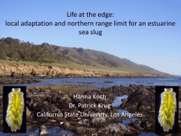Life at the edge: local adaptation and range limits for two estuarine