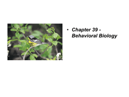 Behavior & Learning Review
