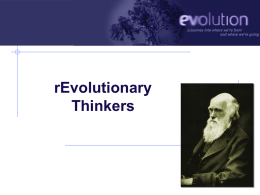 rEvolutionary Thinkers